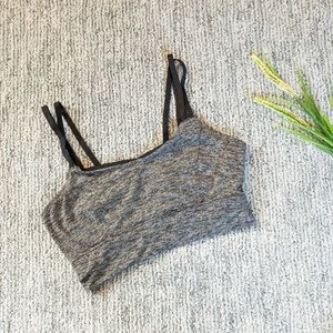 Strappy Sports Bra Bralette Go-Dry Light Support